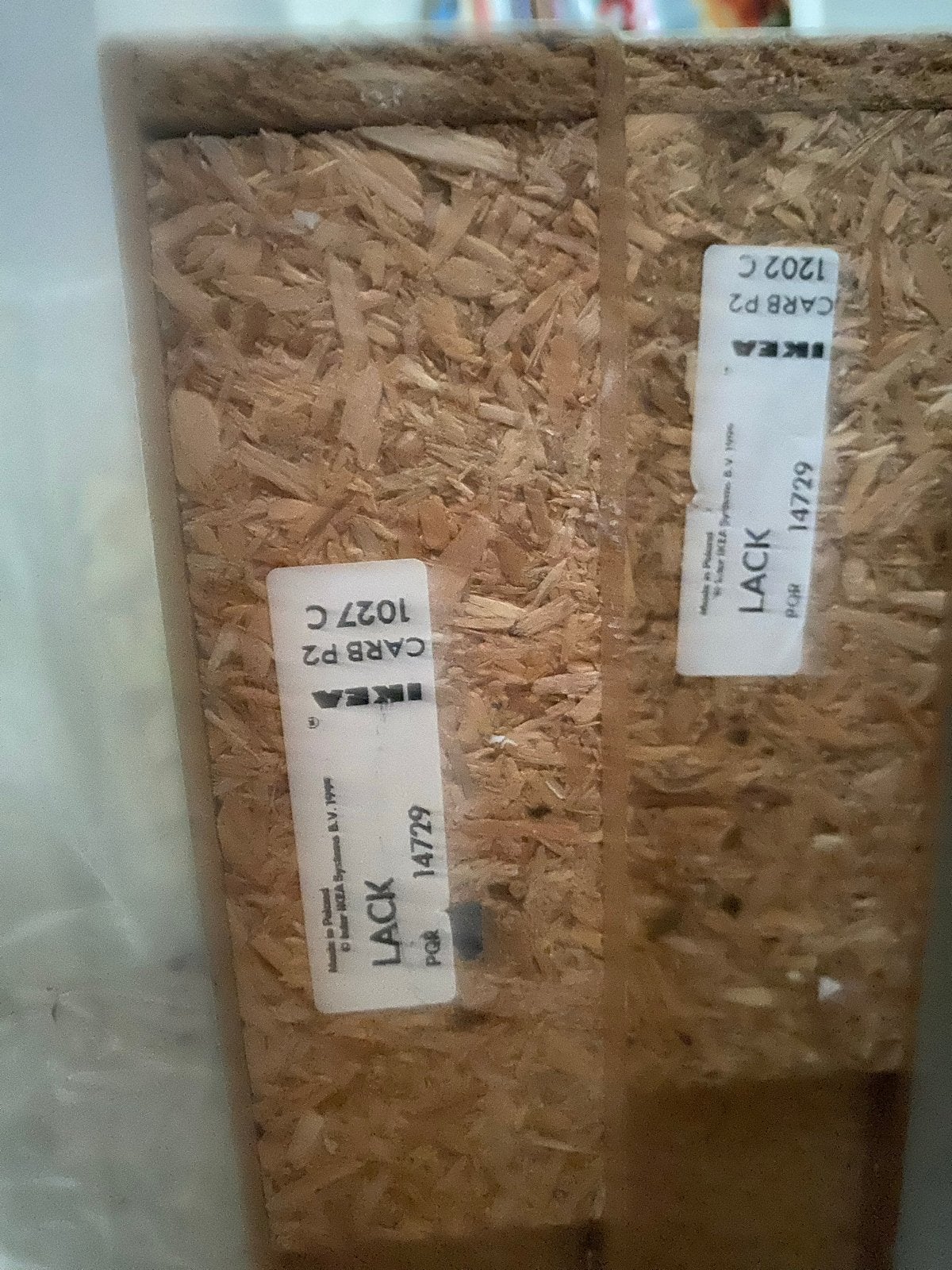 IKEA LACK planken (wit), Ophalen, Gebruikt