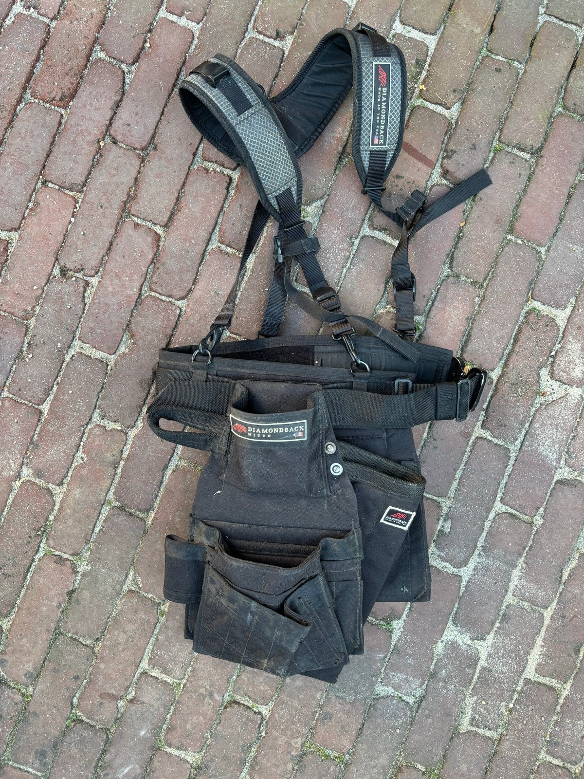Diamondback Toolbelt Artisan Carpenter M + Suspenders, Doe-het-zelf en Verbouw, Gereedschap | Handgereedschap, Verzenden, Gebruikt