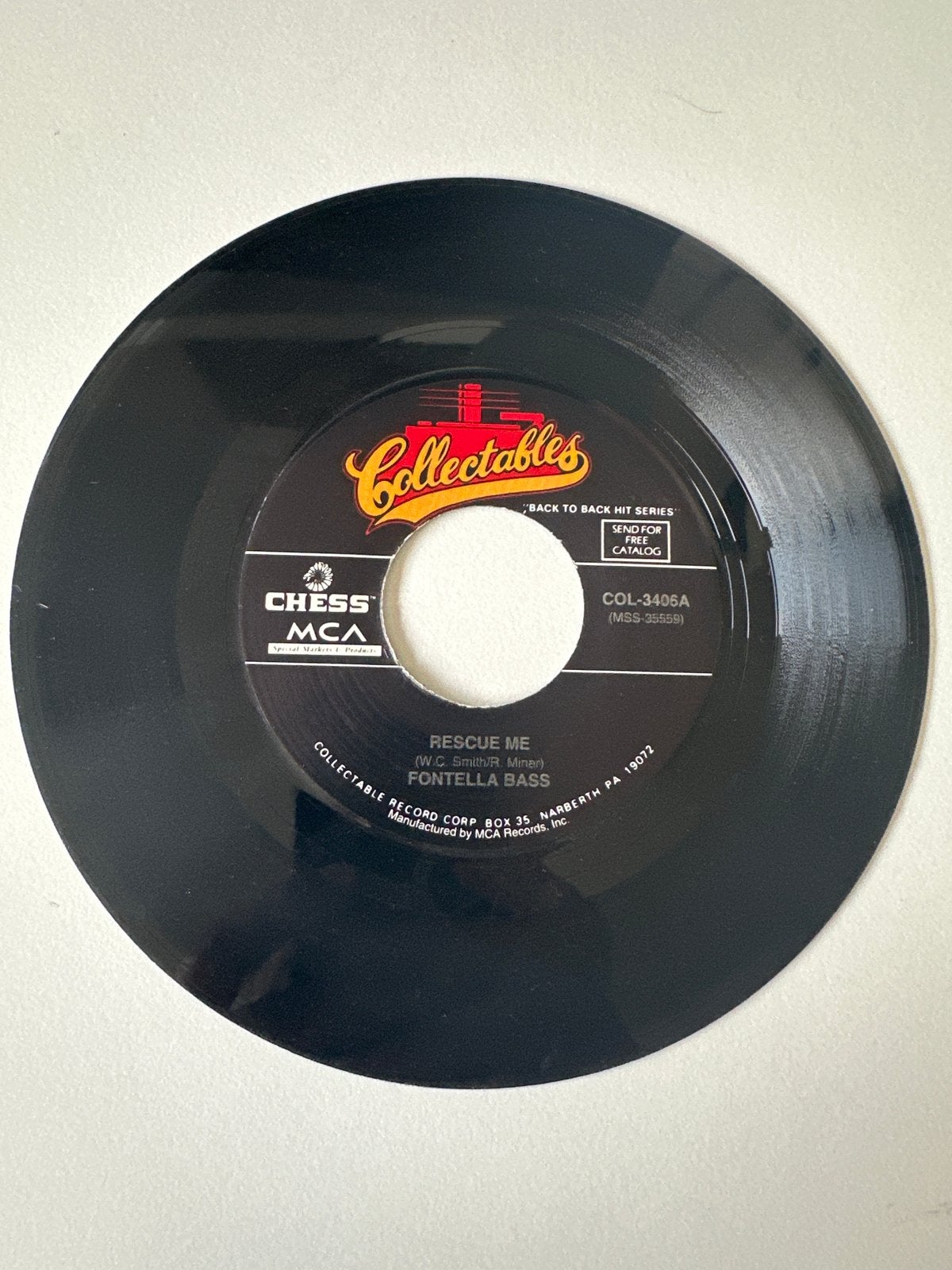 Fontella Bass - Rescue Me (Collectables 7 inch vinyl), Ophalen, Gebruikt, Overige genres, 7 inch