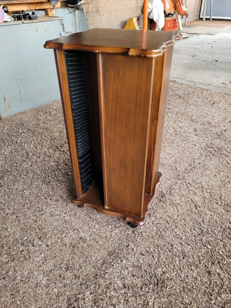 Notenhouten zuil 37X37X77, Ophalen, Minder dan 55 cm, Gebruikt, Klassiek
