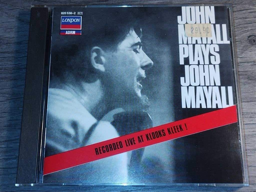 John Mayall ‎- John Mayall Plays John Mayall, Ophalen of Verzenden, Zo goed als nieuw, Jazz