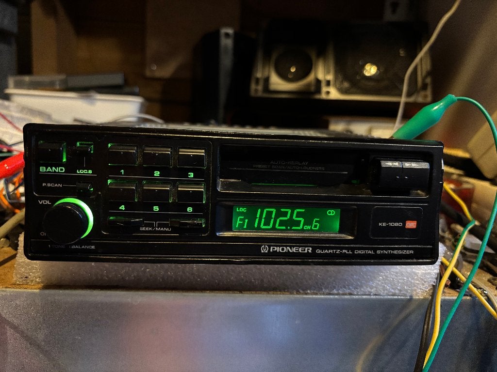 Pioneer KE-1060 old-school met box en bedrading., Ophalen, Gebruikt