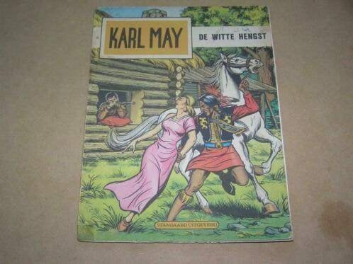 Karl May 18 - De witte hengst, Gelezen, Eén stripboek, Ophalen of Verzenden, Studio Vandersteen