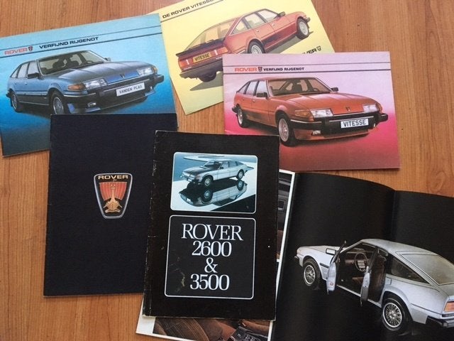 Rover 2000 2300 2400 2600 3500 Vitesse brochure/auto folder, Ophalen of Verzenden, Nieuw, Overige merken