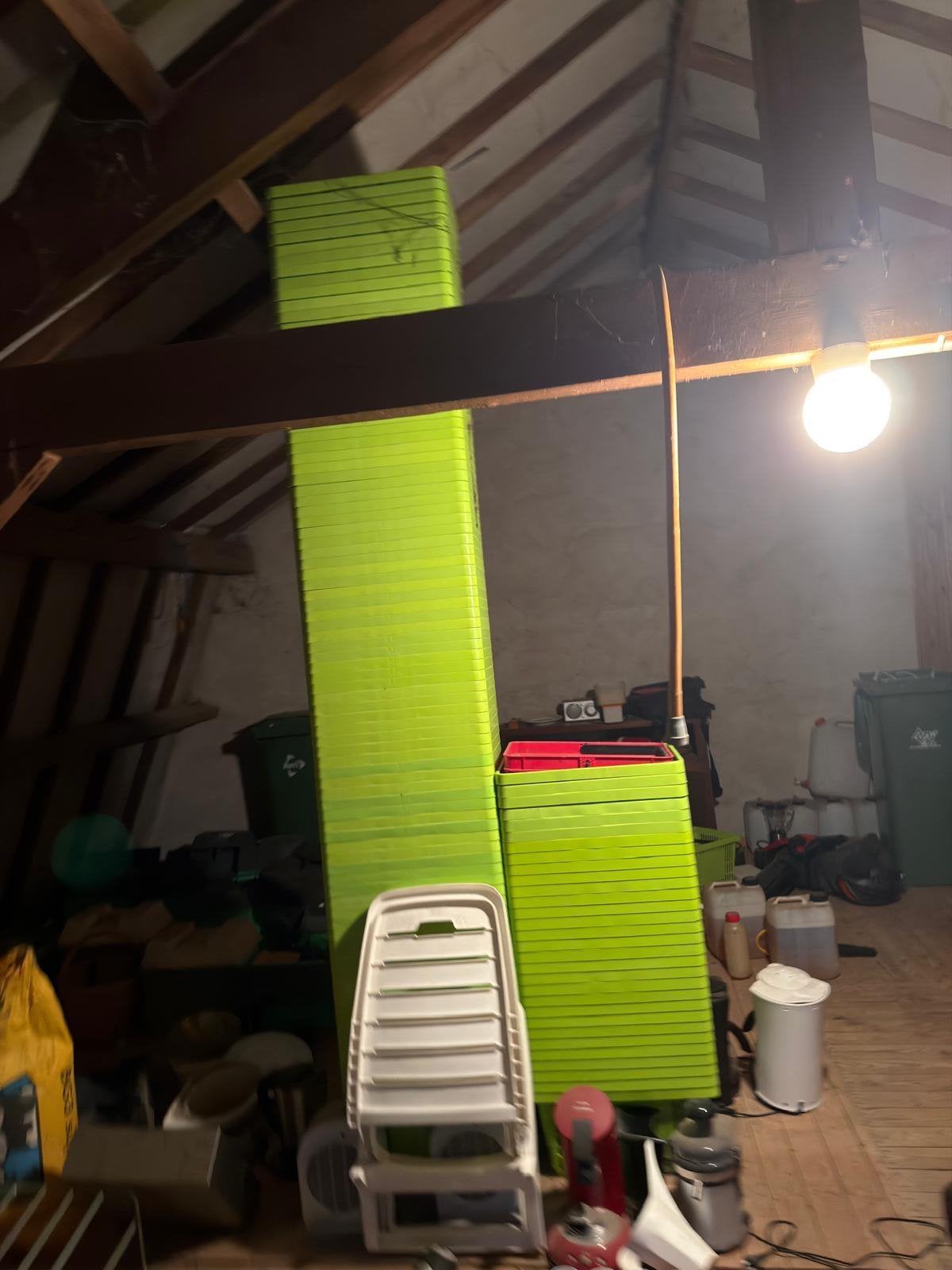 116 winkelmandjes, Ophalen, Zo goed als nieuw, Rechthoekig, Hout