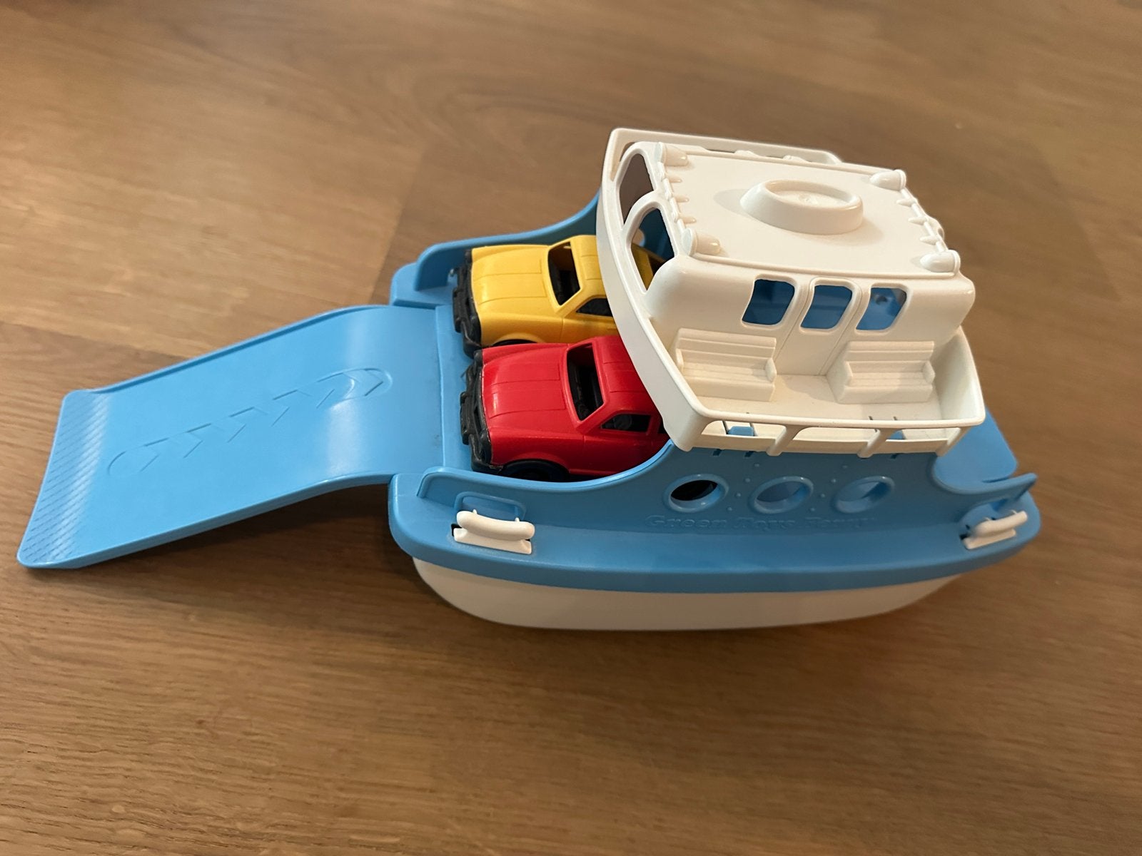 Green Toys Ferry Boot met Auto's - Zo goed als nieuw, Ophalen of Verzenden, Zo goed als nieuw