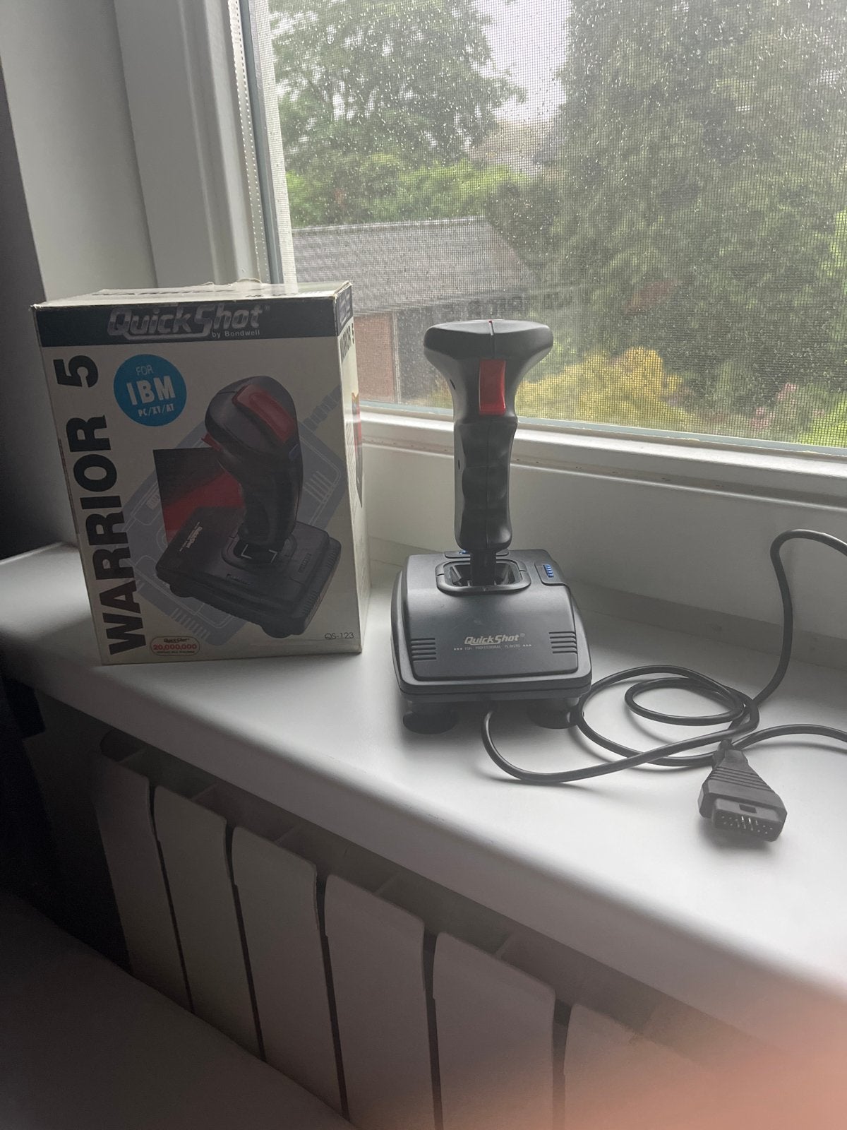 Quickshot Warrior 5 QS-123 Joystick voor PC/XT/AT, Zo goed als nieuw, PC, Overige typen, Overige merken