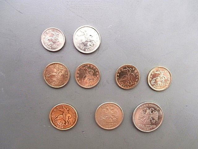 Munten Rusland 1997 -1998 -1999 -2000 -2002 -2003 -2008, Verzenden, Rusland, Setje