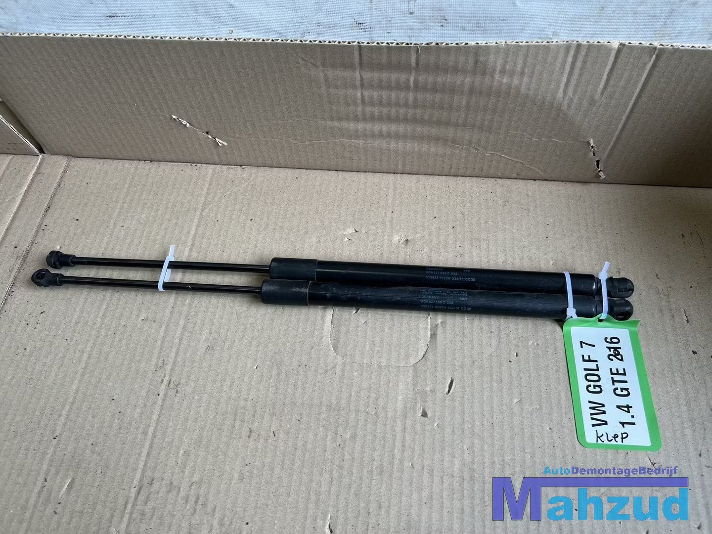 VW GOLF 7 Achterklep gasveer set 2012-2021, Auto-onderdelen, Gebruikt, Volkswagen, Volkswagen AG, Achter