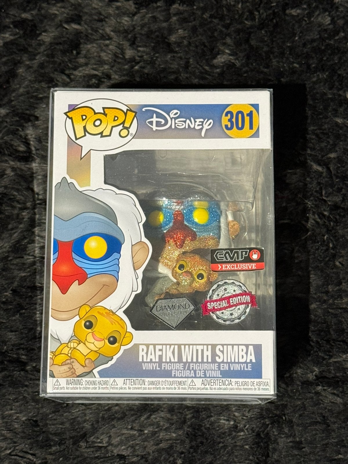 Funko Pop: Disney, Rafiki with simba 301, diamond, Ophalen of Verzenden, Nieuw
