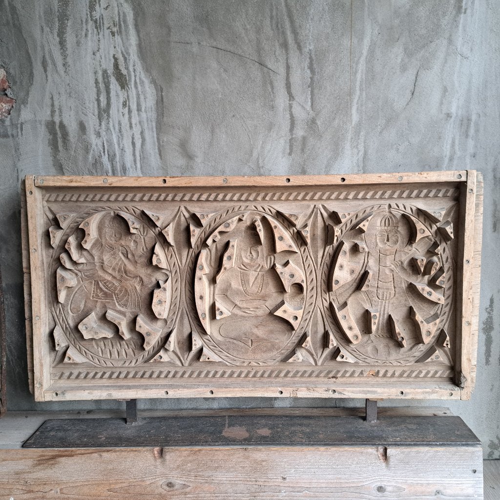 Landelijk houten paneel ornament 101x59cm sober  Etage3, Ophalen, ., Zo goed als nieuw, .