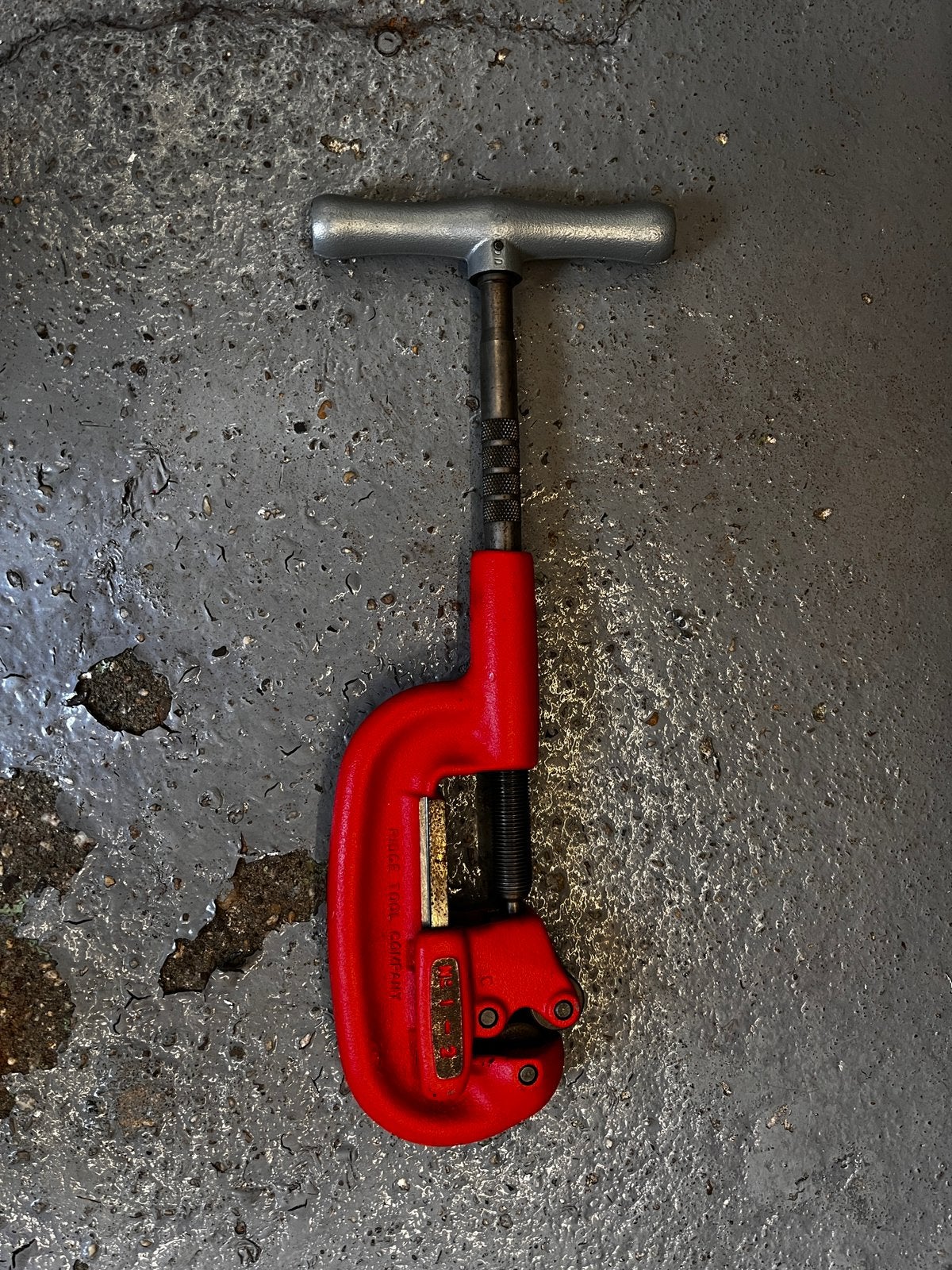 Ridgid pijpsnijder, Ophalen, Zo goed als nieuw