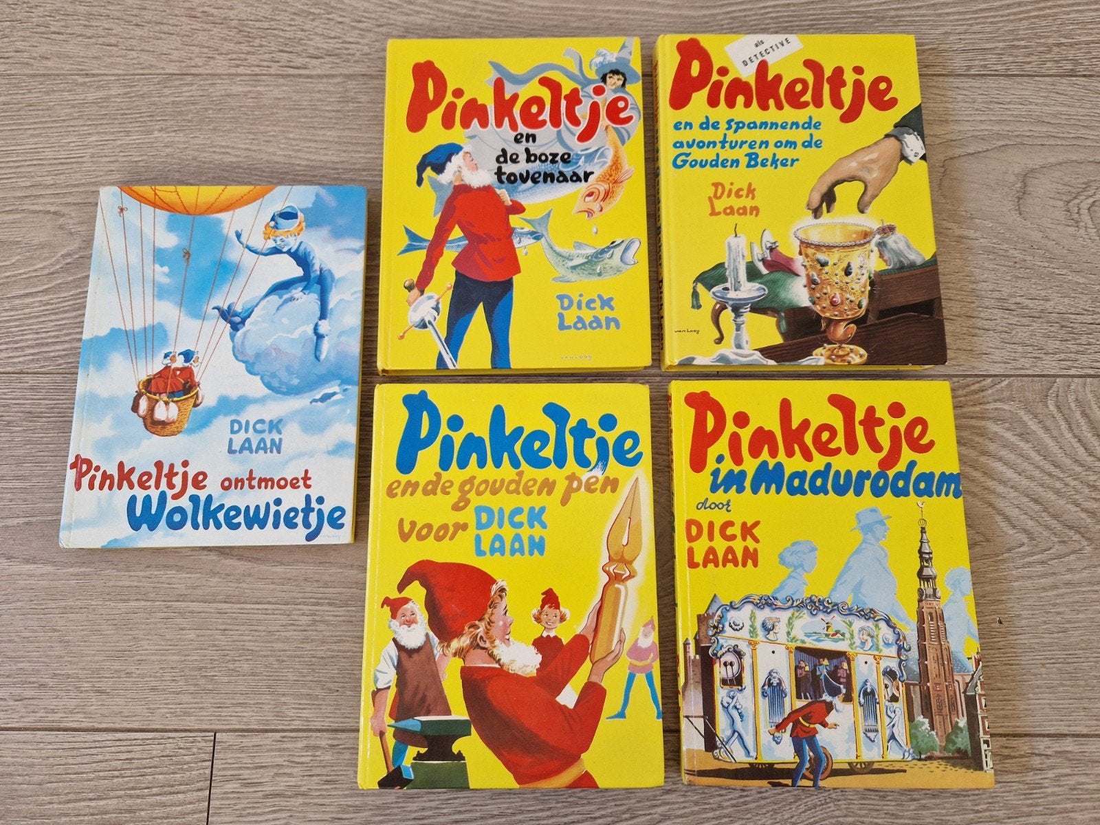 5 boeken van Pinkeltje, nostalgie!, Ophalen of Verzenden, Gelezen, Verhalen
