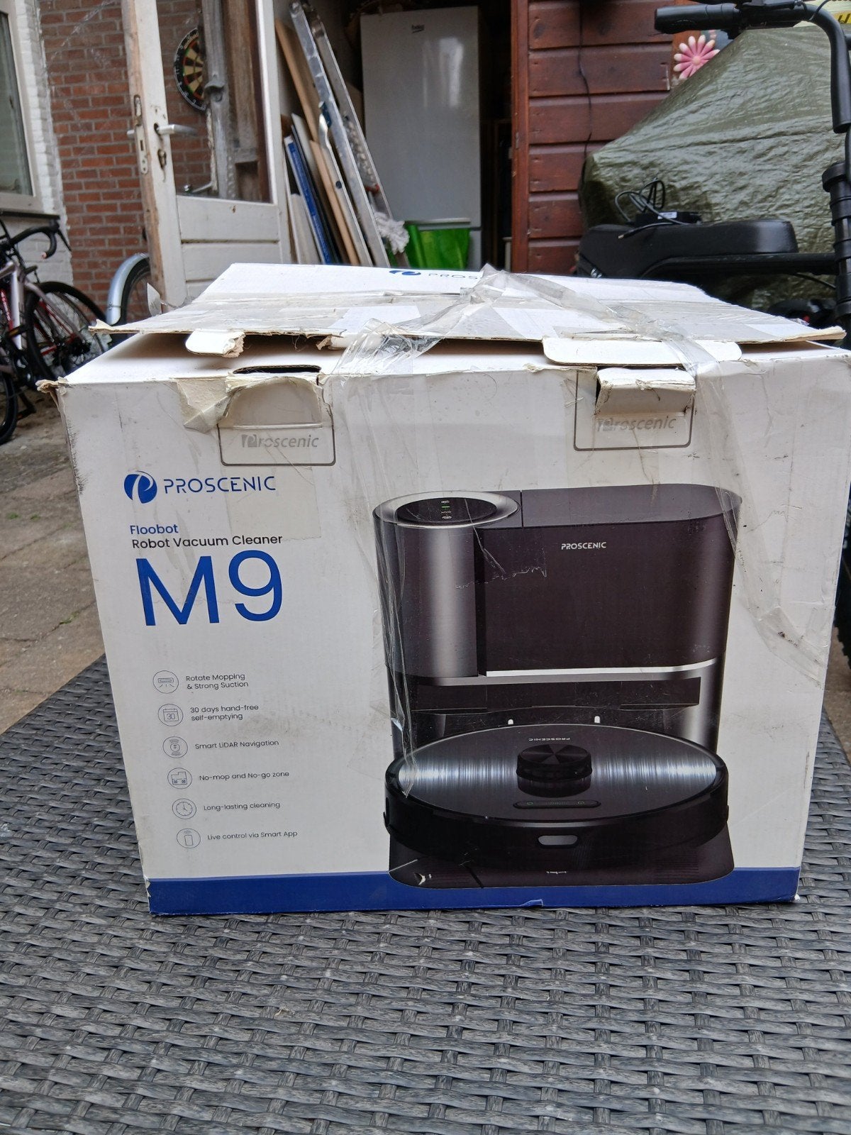 Proscenic Floobot M9 Robotstofzuiger met dweilfunctie, Overige merken, Ophalen of Verzenden, Zo goed als nieuw, Robotstofzuiger