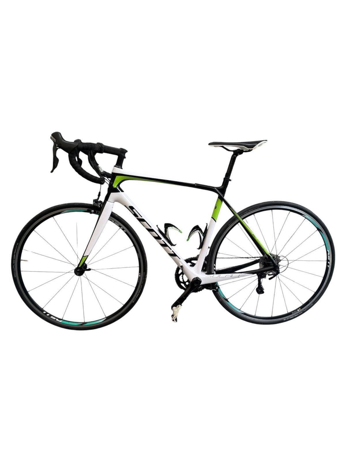 Racefiets Scott Solance 30 Carbon m54  kleur fris groen wit, Ophalen of Verzenden, Zo goed als nieuw, Overige typen