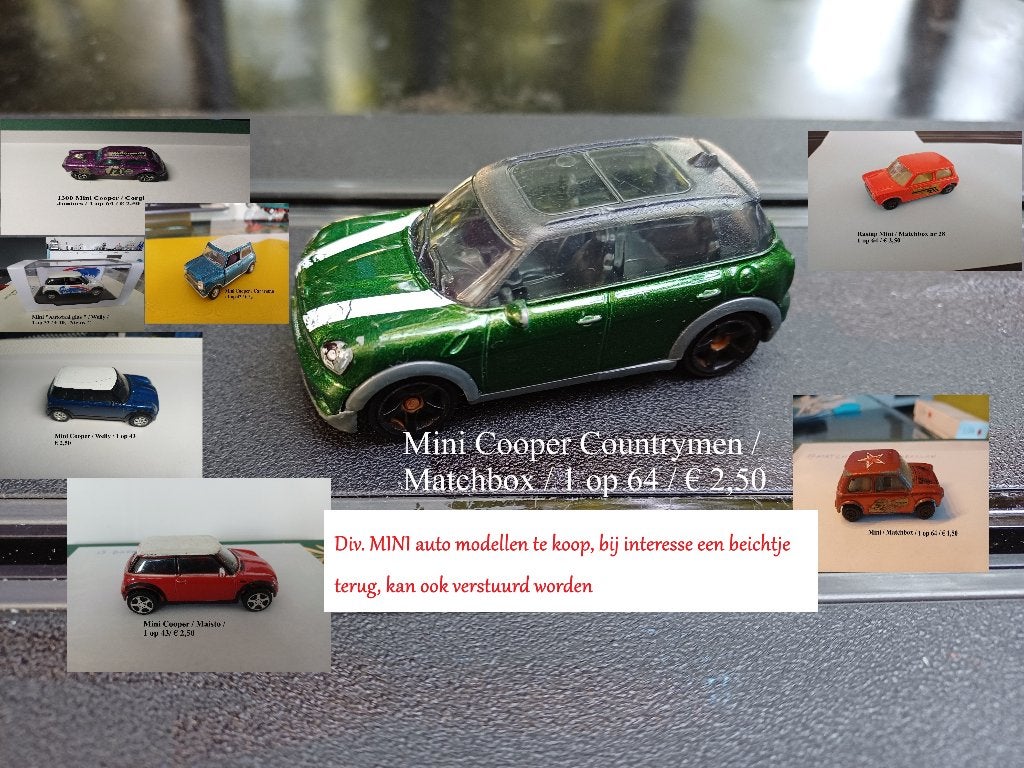MINI modelauto, Ophalen of Verzenden, Zo goed als nieuw, Auto