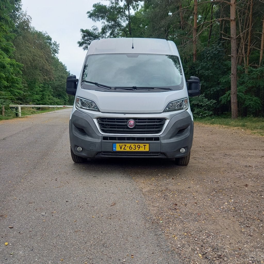 Fiat Ducato GB 30 2.3 MJ 130pk L2h1 345/3000 Aut 2016, Voorwielaandrijving, Stof, Zwart, Wit