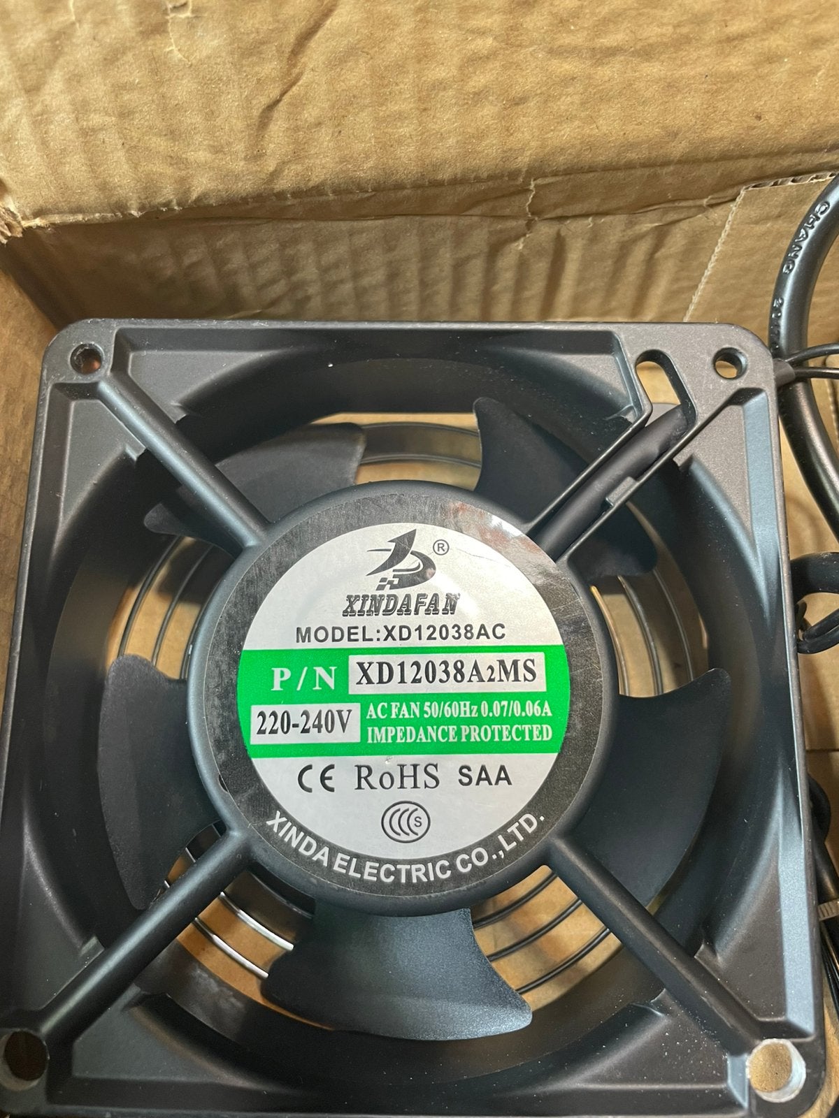 2 x ventilator 230V, Overige brandstoffen, Ophalen of Verzenden, Inbouw, Nieuw