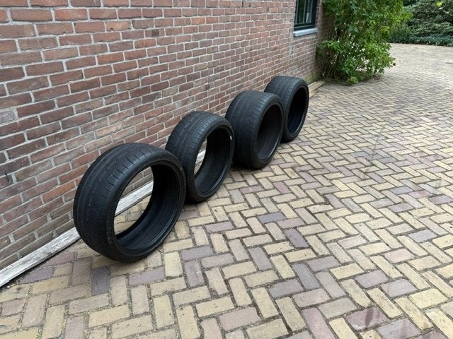 Set Dunlop Sport Maxx Race 245/35ZR20 - 305/30ZR20, Ophalen, Gebruikt, 305 mm, Band(en)