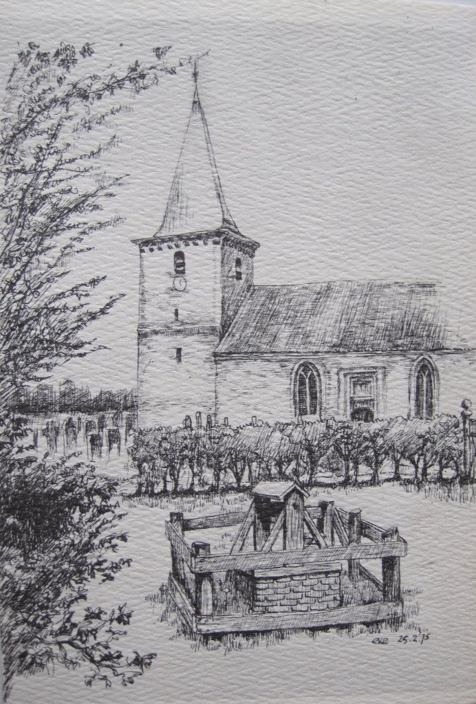 Gerestaureerde kerk van Hoorn, Verzenden, 1960 tot 1980, Gelopen, Noord-Holland