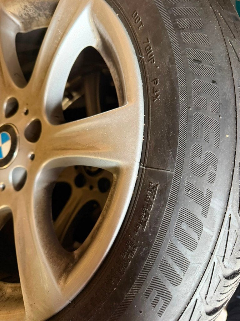4 winterbanden op bmw-velg, Ophalen, Gebruikt, 17 inch, Winterbanden