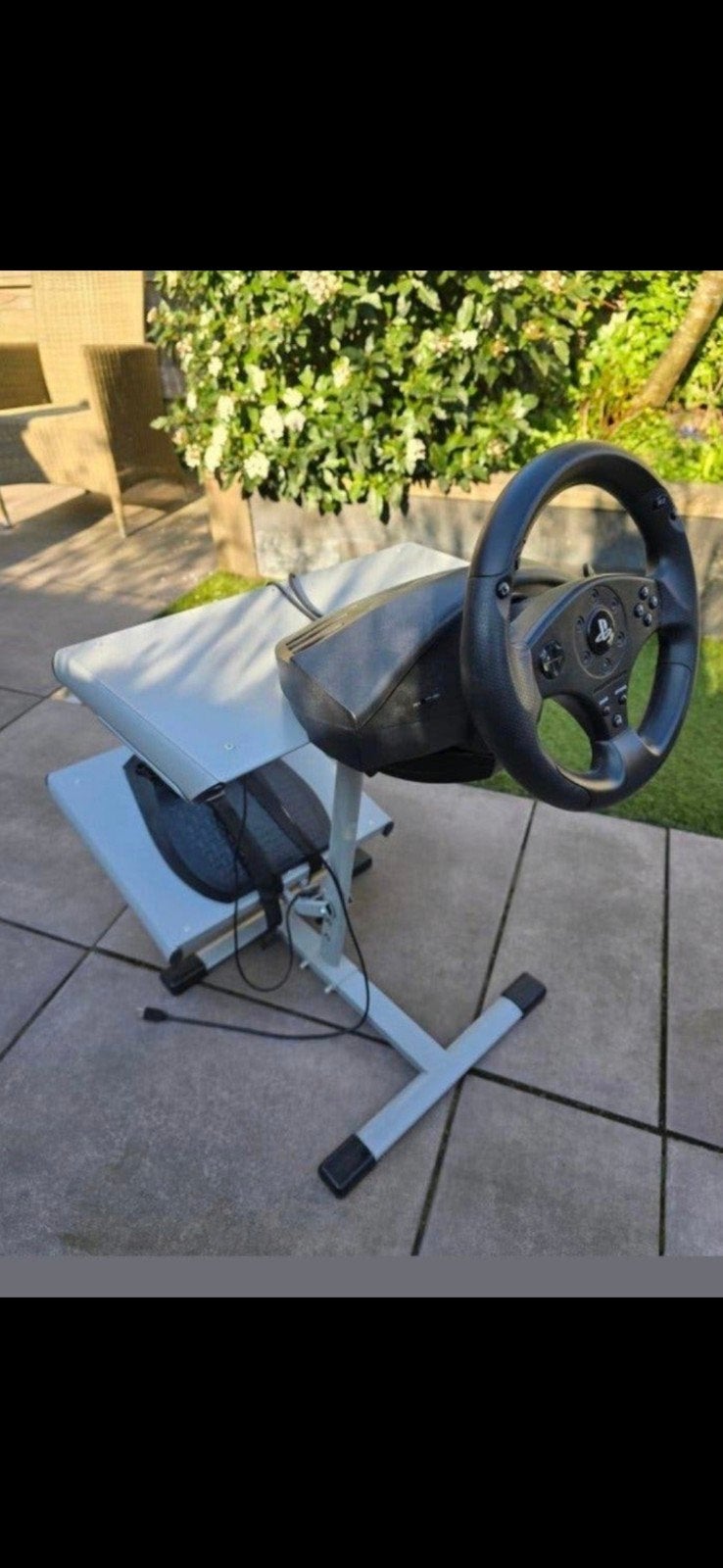 Thrustmaster T80 racestuur met Wheel Stand Pro, Ophalen, Racestuur, Gebruikt, PlayStation