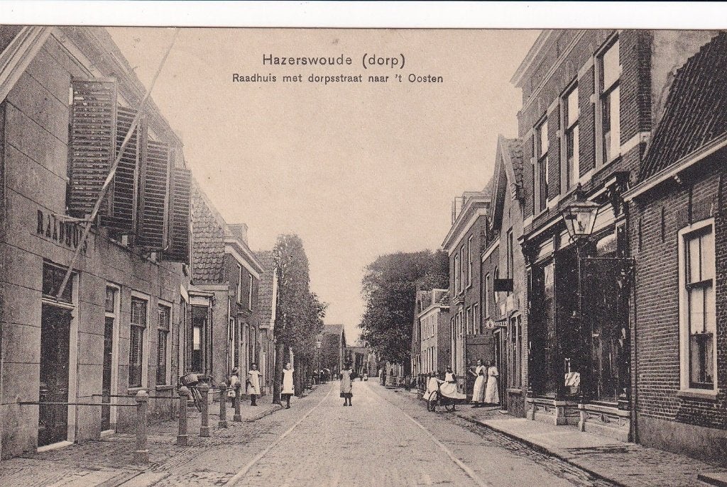Hazerswoude, 1916., Verzenden, Voor 1920, Gelopen, Zuid-Holland