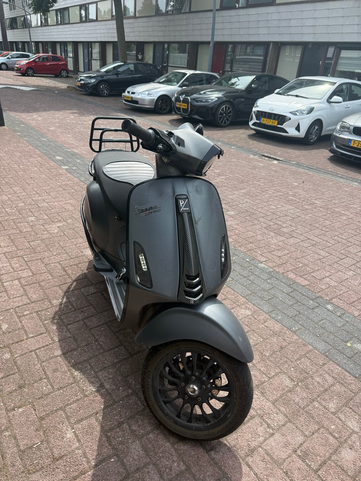 Vespa Sprint 4T - Matgrijs, Ophalen, Gebruikt, Overige modellen, Maximaal 45 km/u