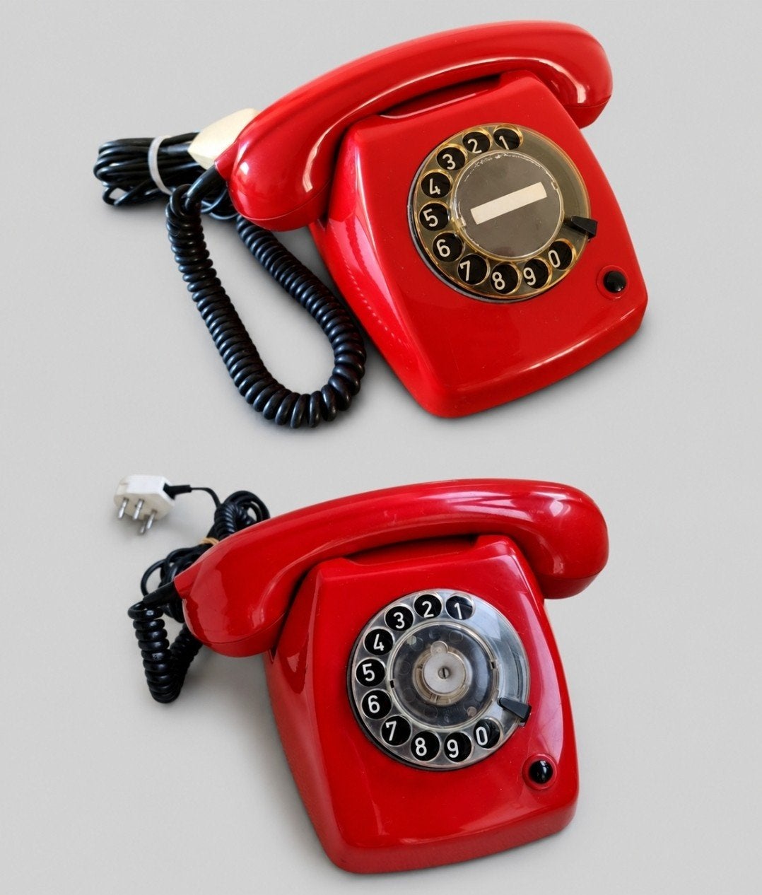 Vintage vaste telefoons T65 de Luxe Robijn rood goede staat, Telecommunicatie, Vaste telefoons | Niet Draadloos, Ophalen, Gebruikt