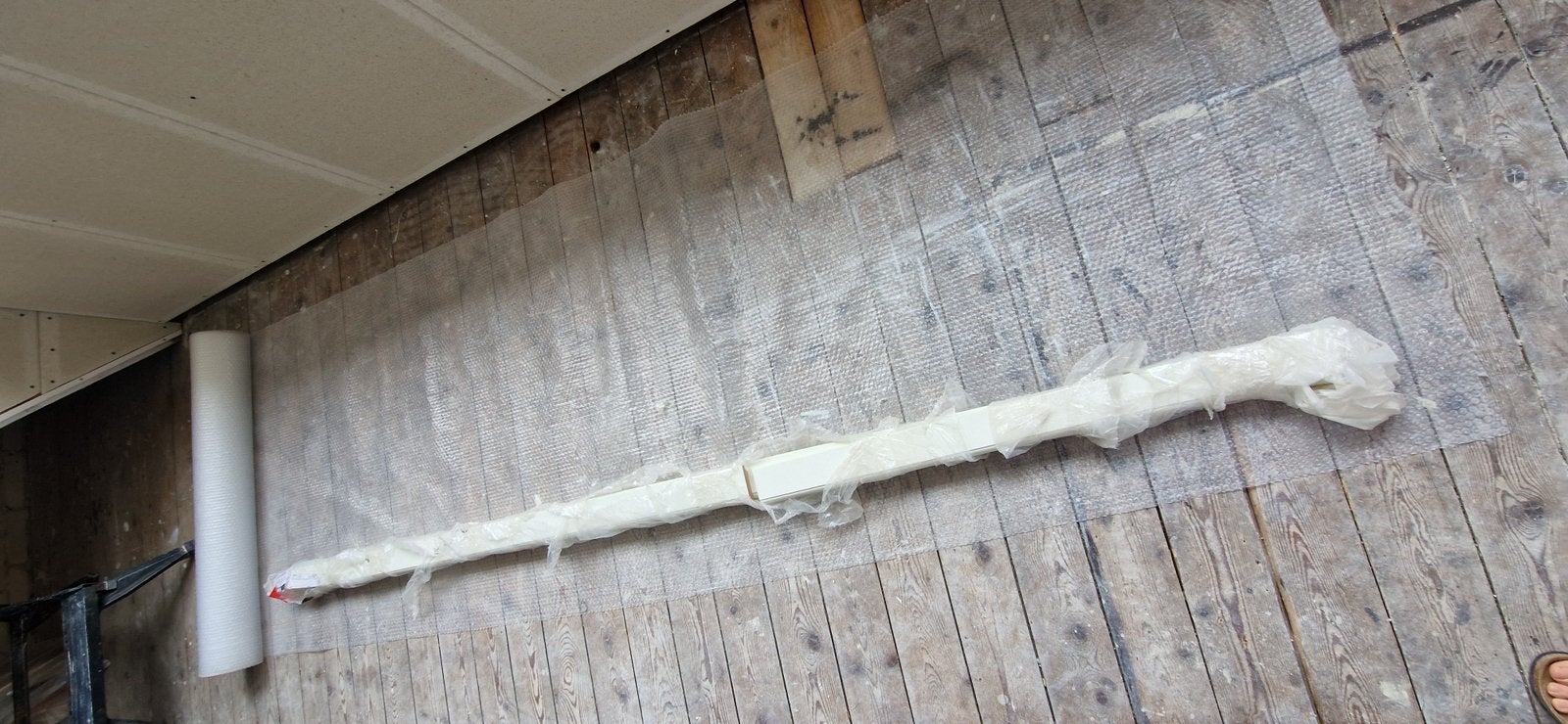MDF Eigentijdse plint 70x15 RAL 9010, zie omschrijving, Doe-het-zelf en Verbouw, Ophalen, Zo goed als nieuw, Mdf, 200 tot 250 cm