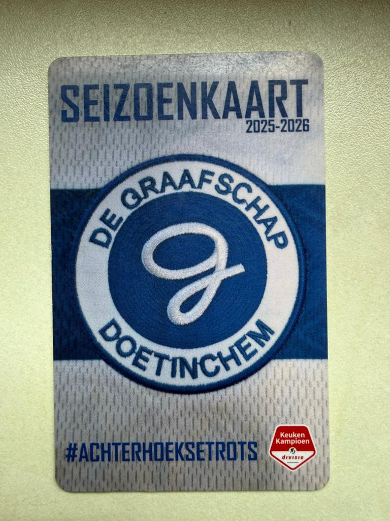 De Graafschap seizoenkaart 2025 - 2026, Ophalen of Verzenden, Zo goed als nieuw, Buitenlandse clubs