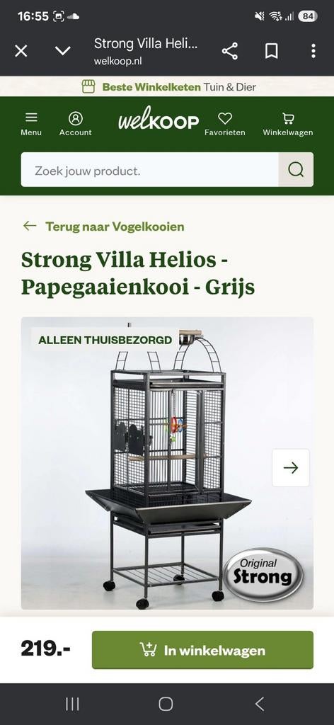 Vogelkooi, Ophalen of Verzenden