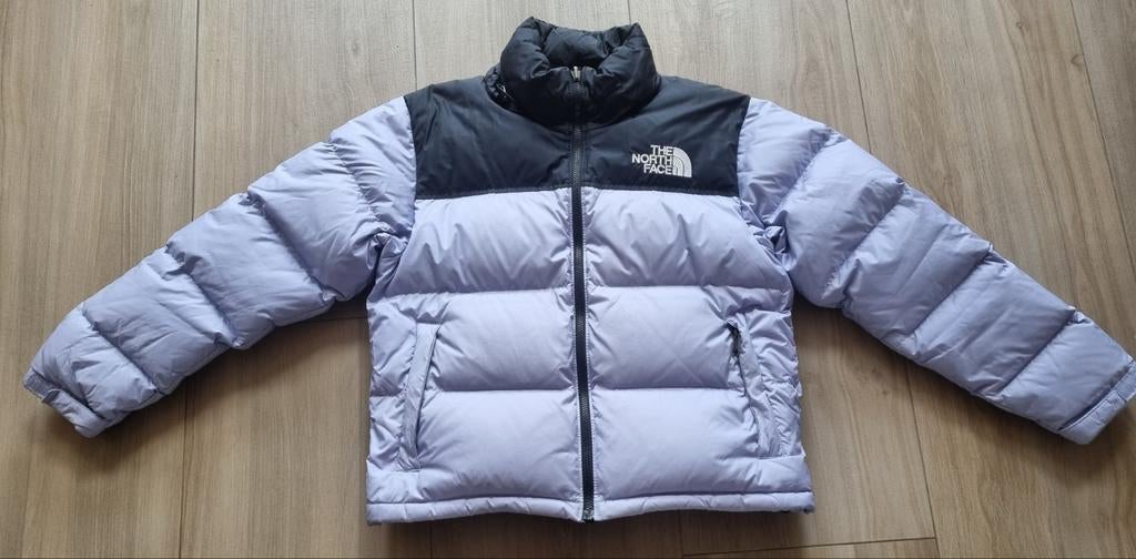 The North Face 700 donsjas dames maat M nieuwstaat, Maat 38/40 (M), Paars, Ophalen of Verzenden, Zo goed als nieuw
