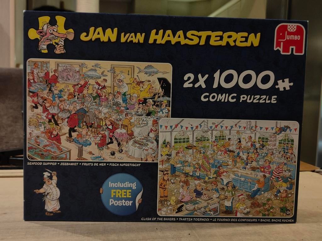 Jan van Haasteren 3x, Ophalen of Verzenden, 500 t/m 1500 stukjes