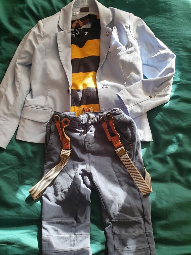 Baker Bridge 717 Circle of Trust blazer broek trui 110 116, Ophalen of Verzenden, Gebruikt, Jongen, Broek