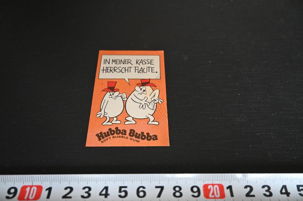 sticker HUBBA BUBBA In meiner kasse herrscht flaute., Ophalen, Zo goed als nieuw