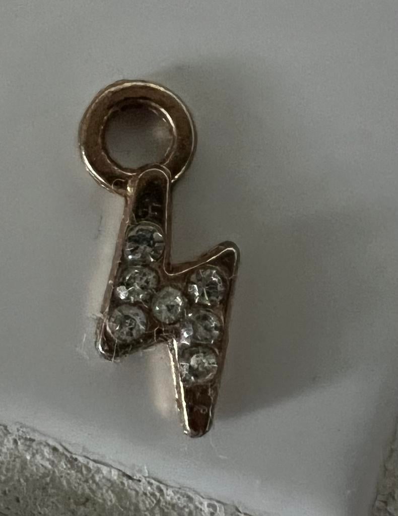 oorbel hanger bliksem, Ophalen of Verzenden, Zo goed als nieuw, Overige materialen, Overige merken