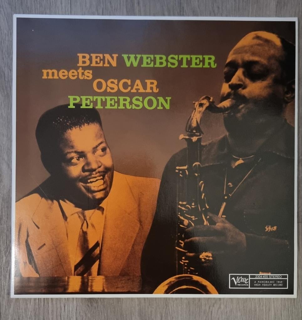 Ben webster meets oscar peterson, Cd's en Dvd's, 1960 tot 1980, Ophalen of Verzenden, Zo goed als nieuw, 12 inch