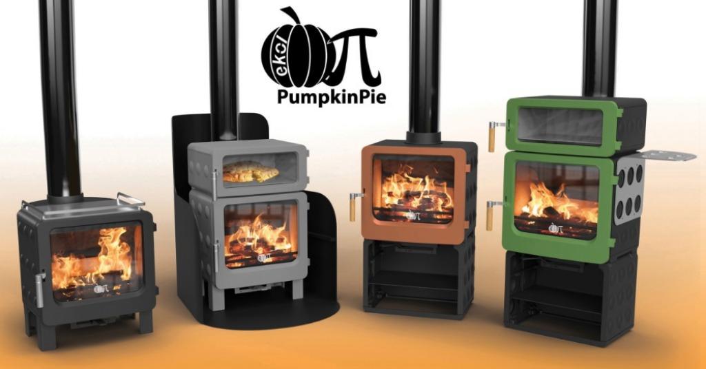 "Pumpkin Pie" houtkachel 7.4 kW, Huis en Inrichting, Ophalen, Vrijstaand, Hout, Nieuw