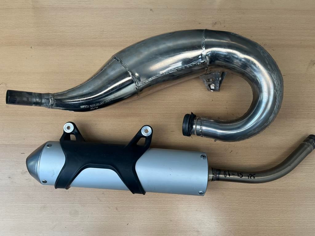 KTM SX125 /HQV TC125 uitlaat orig. Gebr.. <2015, Motoren, Ophalen of Verzenden, Gebruikt