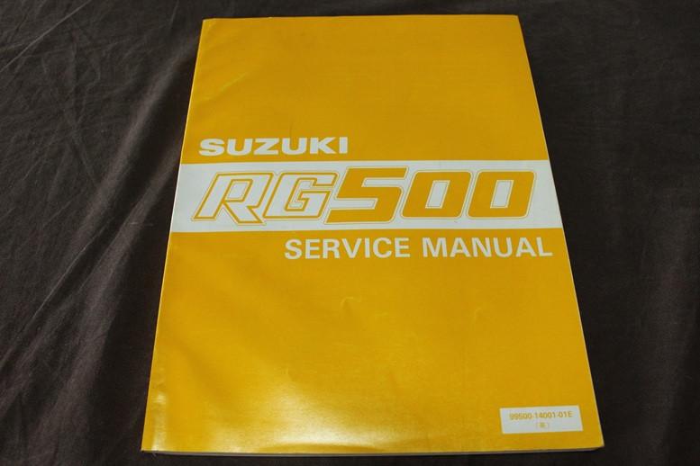 Suzuki RG500 1990 motorcycle service manual RG 500, Motoren, Ophalen of Verzenden, Suzuki
