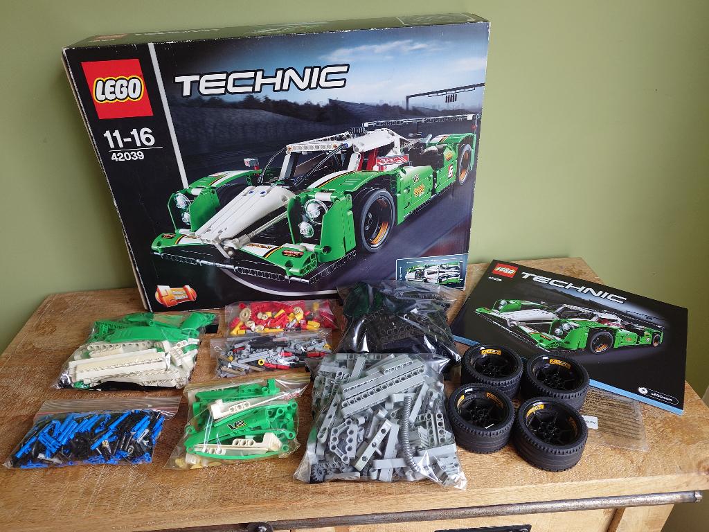 Lego Technic 42039 24 Hours Race Car – met doos, Ophalen of Verzenden, Gebruikt, Complete set, Lego