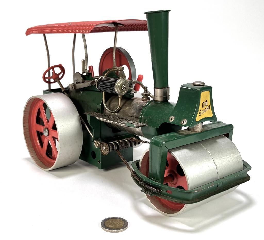 572. Stoommachine, Wilesco - model D36 "Old Smokey" jaren 70, Ophalen of Verzenden