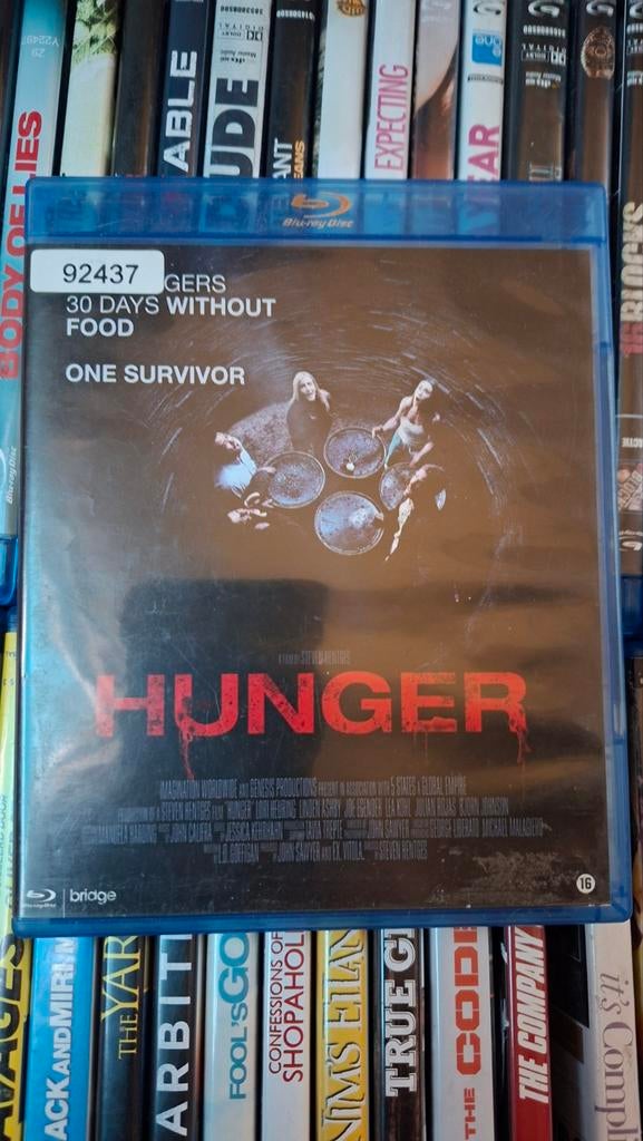 Hunger blu-ray, Ophalen of Verzenden, Zo goed als nieuw