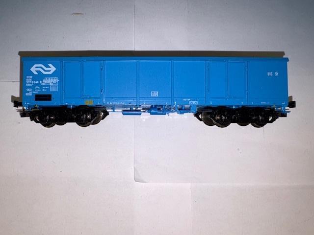 Liliput 244 41 NS. EANOS Blauw, Hobby en Vrije tijd, Modeltreinen | H0, Nieuw, Wagon, Gelijkstroom, Liliput, NS, Ophalen of Verzenden