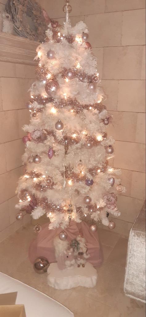 Kunstkerstboom wit, Ophalen, Gebruikt