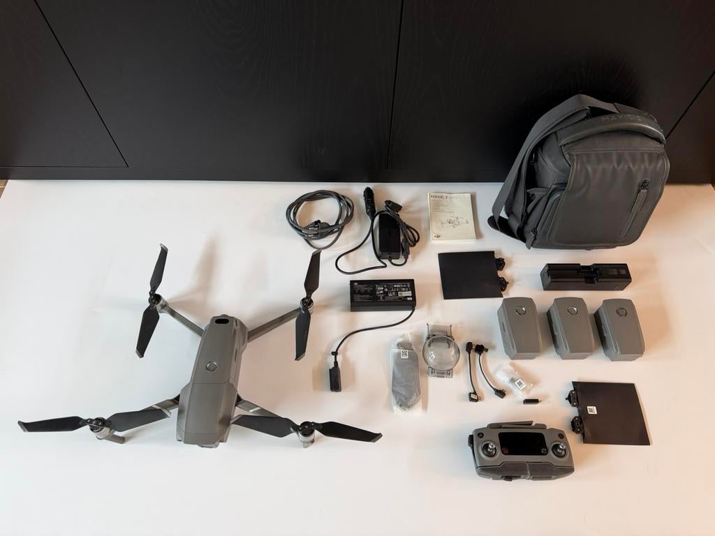 DJI Mavic 2 PRO - FLY MORE KIT - 4 accu's - goede staat, 250 tot 900 gram, 5 tot 10 kilometer, Zo goed als nieuw, DJI