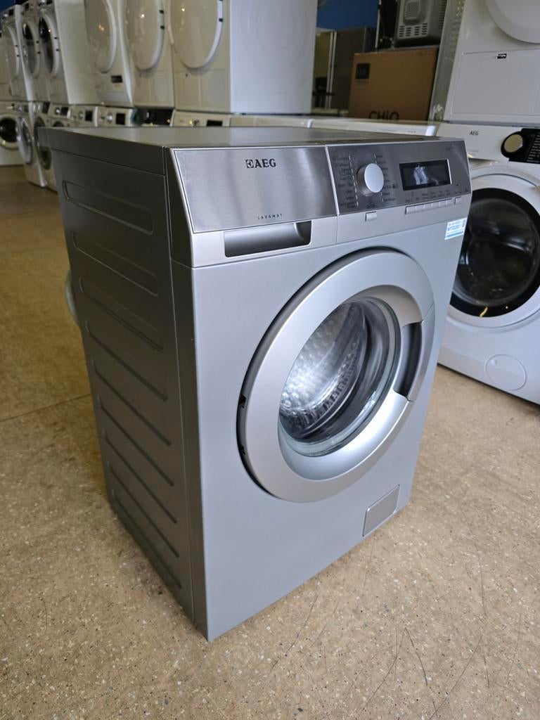 Grijze AEG wasmachine | 8 kilo | A+++ | Gratis thuis 🚚✅️, Witgoed en Apparatuur, Wasmachines, Jirnsum, 1200 tot 1600 toeren, 8 tot 10 kg