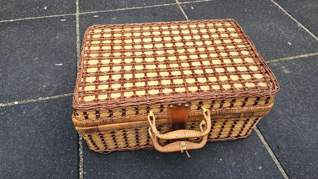 Vintage Picknickmand, Ophalen of Verzenden, Gebruikt, Zonder inhoud