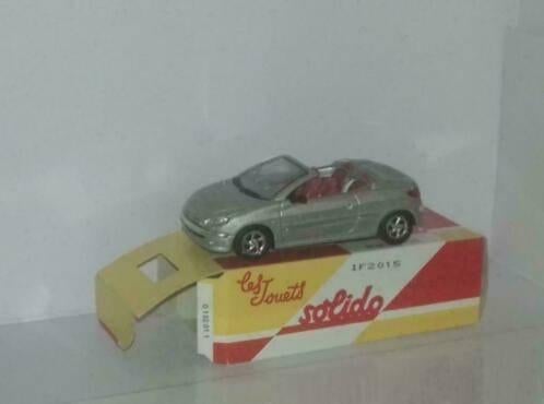 Peugeot 206 cabriolet (solido) nr.48., Hobby en Vrije tijd, Modelauto's | 1:43, Ophalen of Verzenden, Nieuw, Auto, Solido